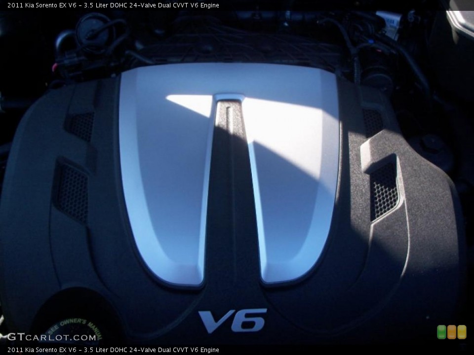 3.5 Liter DOHC 24-Valve Dual CVVT V6 Engine for the 2011 Kia Sorento #38027214