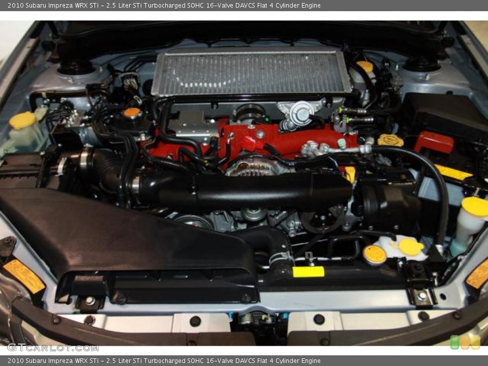 2.5 Liter STi Turbocharged SOHC 16-Valve DAVCS Flat 4 Cylinder Engine for the 2010 Subaru Impreza #38028010