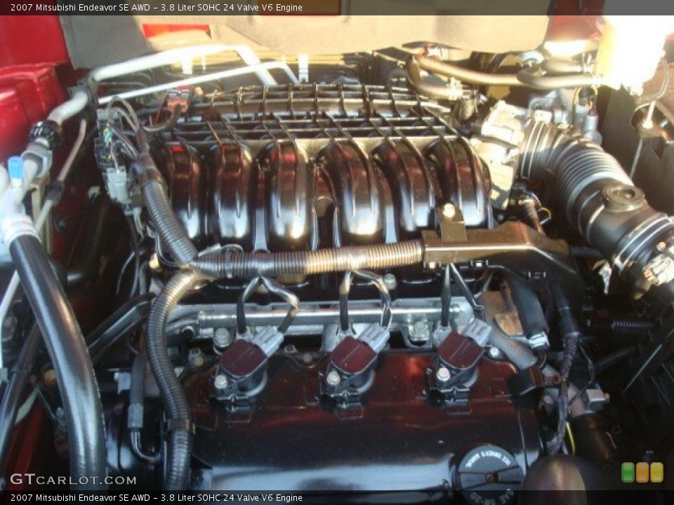 3.8 Liter SOHC 24 Valve V6 Engine for the 2007 Mitsubishi Endeavor #38039498