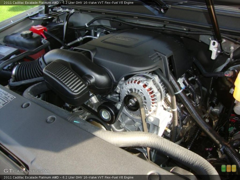 6.2 Liter OHV 16-Valve VVT Flex-Fuel V8 Engine for the 2011 Cadillac Escalade #38058893