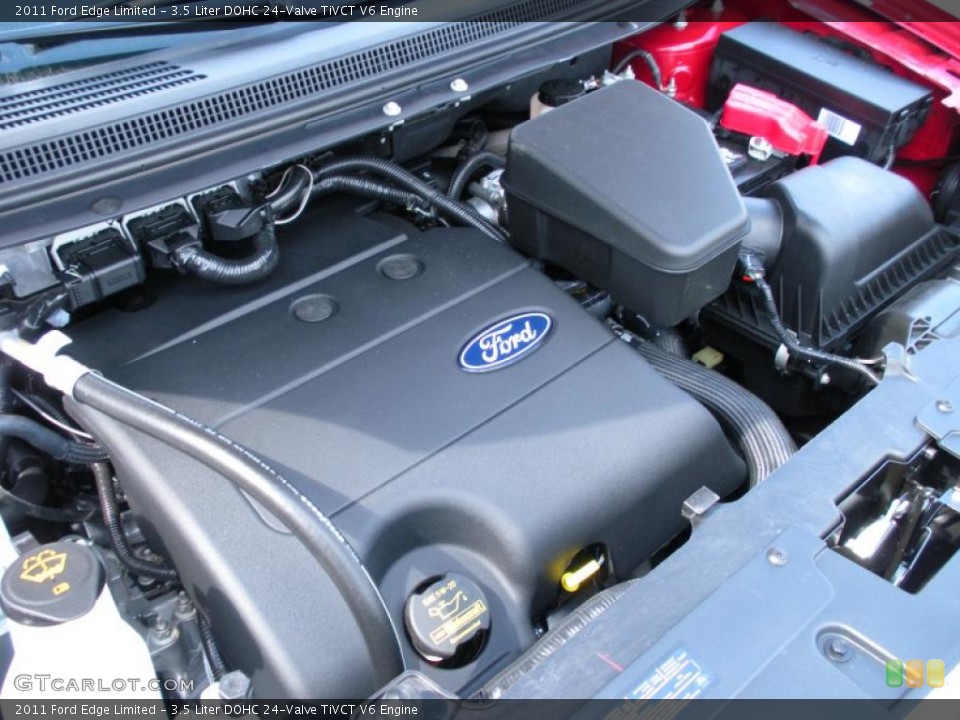 3.5 Liter DOHC 24-Valve TiVCT V6 Engine for the 2011 Ford Edge #38062346
