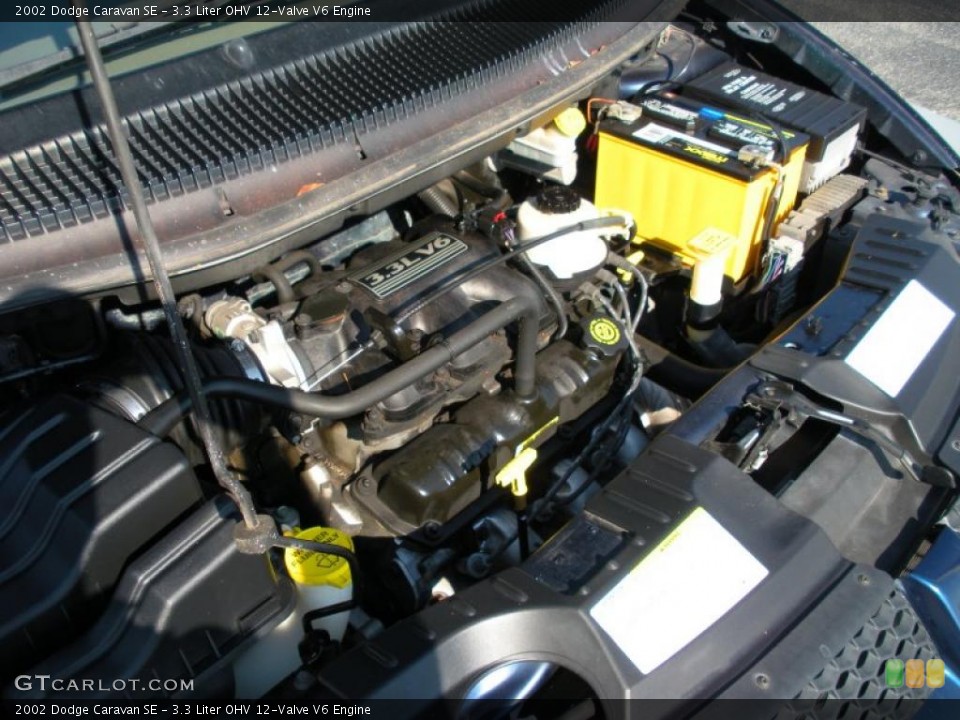 3.3 Liter OHV 12-Valve V6 Engine for the 2002 Dodge Caravan #38063096