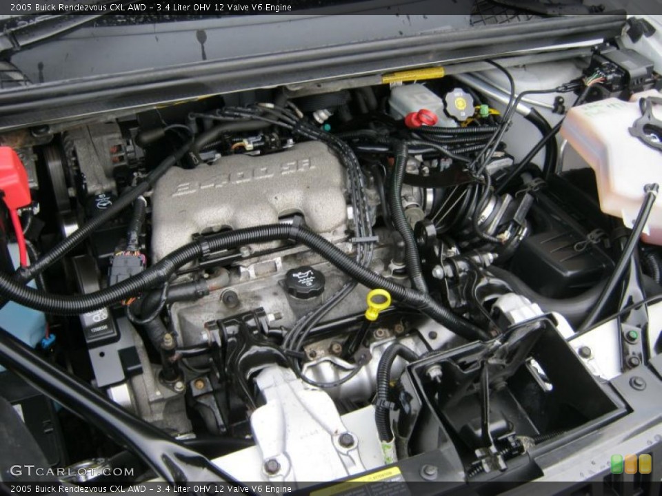 3.4 Liter OHV 12 Valve V6 Engine for the 2005 Buick Rendezvous #38067396