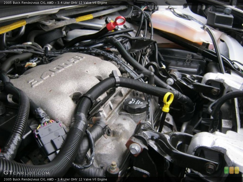 3.4 Liter OHV 12 Valve V6 Engine for the 2005 Buick Rendezvous #38067416