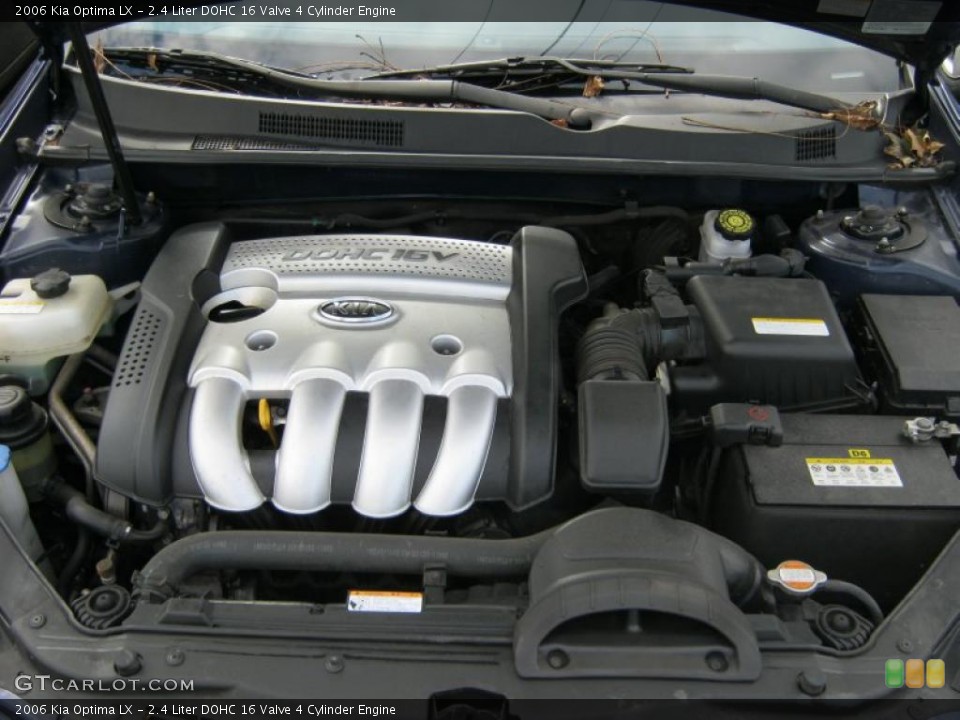 2.4 Liter DOHC 16 Valve 4 Cylinder Engine for the 2006 Kia Optima #38067947