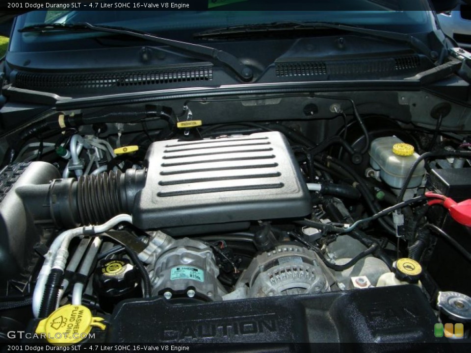 4.7 Liter SOHC 16-Valve V8 Engine for the 2001 Dodge Durango #38069949