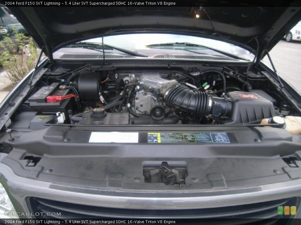 5.4 Liter SVT Supercharged SOHC 16-Valve Triton V8 Engine for the 2004 Ford F150 #38071101