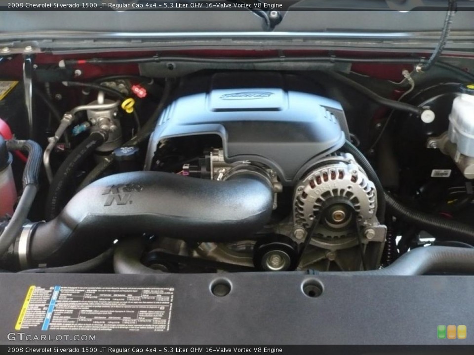5.3 Liter OHV 16-Valve Vortec V8 Engine for the 2008 Chevrolet Silverado 1500 #38075582
