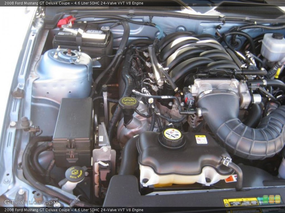 4.6 Liter SOHC 24-Valve VVT V8 Engine for the 2008 Ford Mustang #38082315