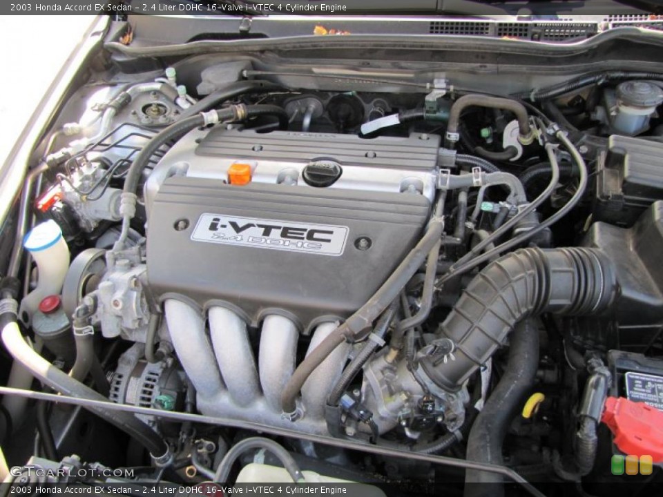 2.4 Liter DOHC 16-Valve i-VTEC 4 Cylinder Engine for the 2003 Honda Accord #38085316