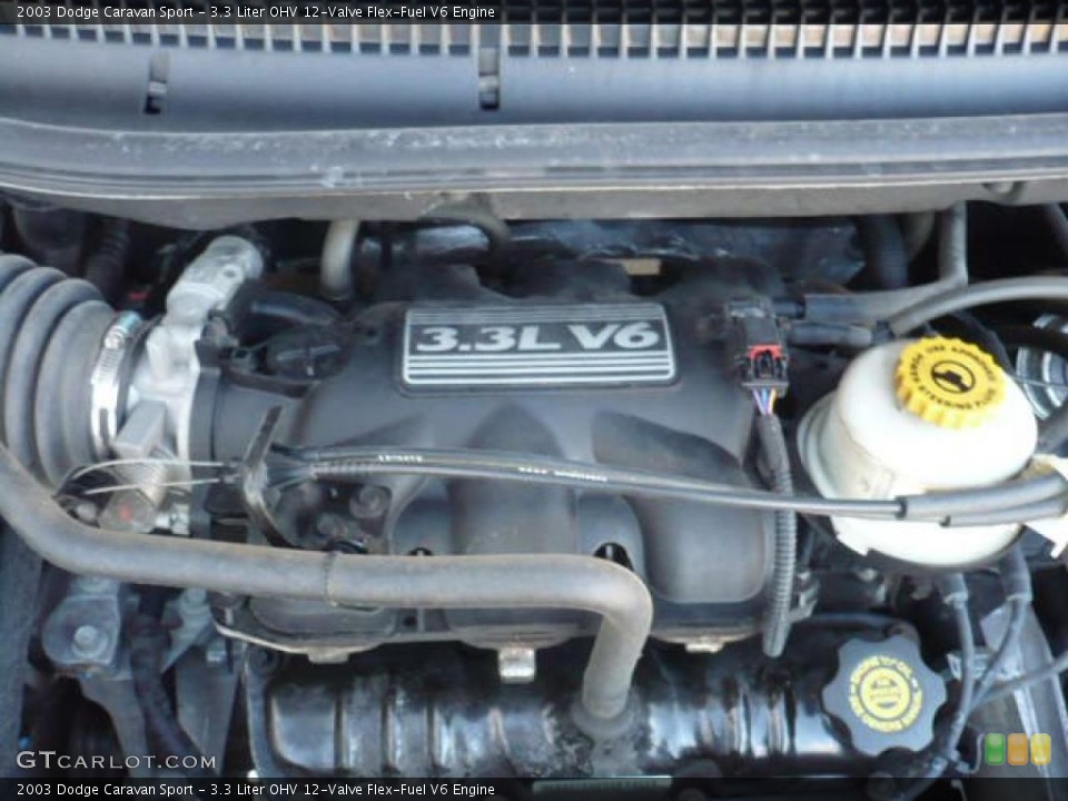 3.3 Liter OHV 12-Valve Flex-Fuel V6 Engine for the 2003 Dodge Caravan #38085704