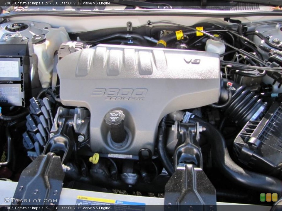 3.8 Liter OHV 12 Valve V6 Engine for the 2005 Chevrolet Impala #38098559