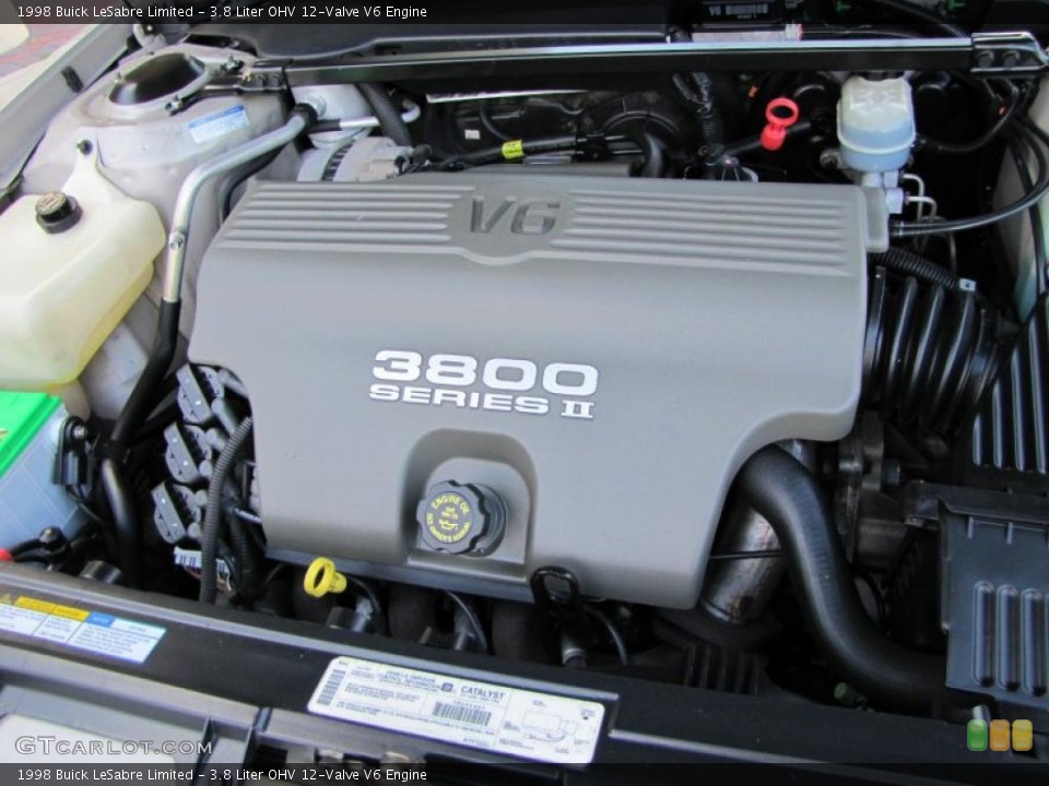 3.8 Liter OHV 12-Valve V6 Engine for the 1998 Buick LeSabre #38111339