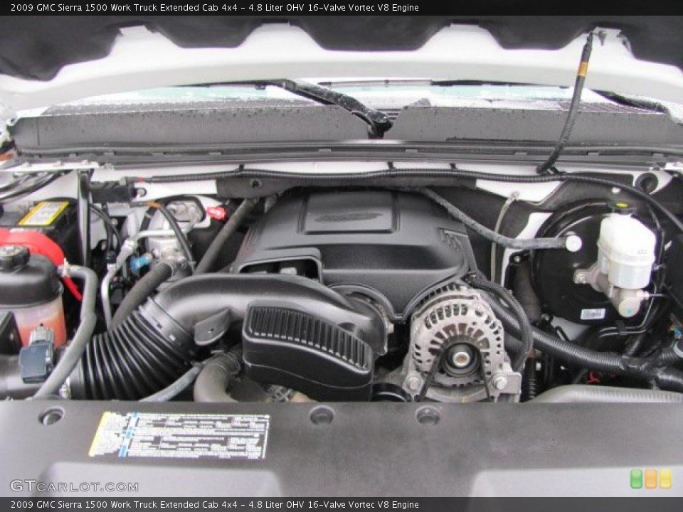 4.8 Liter OHV 16-Valve Vortec V8 Engine for the 2009 GMC Sierra 1500 #38125120