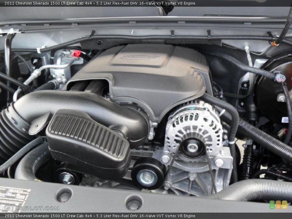 5.3 Liter Flex-Fuel OHV 16-Valve VVT Vortec V8 Engine for the 2011 Chevrolet Silverado 1500 #38135166