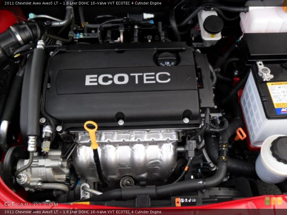 1.6 Liter DOHC 16-Valve VVT ECOTEC 4 Cylinder Engine for the 2011 Chevrolet Aveo #38135614