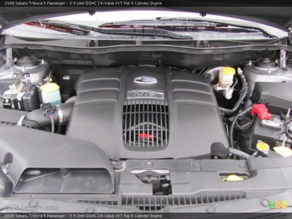 3.6 Liter DOHC 24-Valve VVT Flat 6 Cylinder Engine for the 2008 Subaru Tribeca #38138786