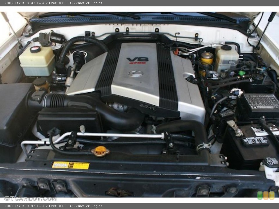 4.7 Liter DOHC 32-Valve V8 Engine for the 2002 Lexus LX #38141458