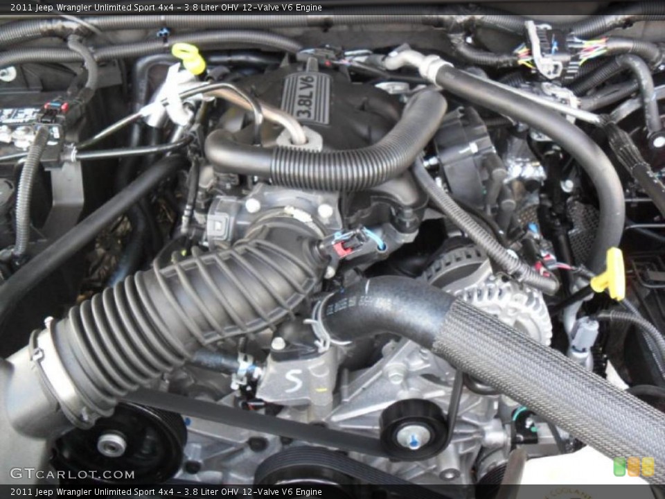 3.8 Liter OHV 12-Valve V6 Engine for the 2011 Jeep Wrangler Unlimited #38146995