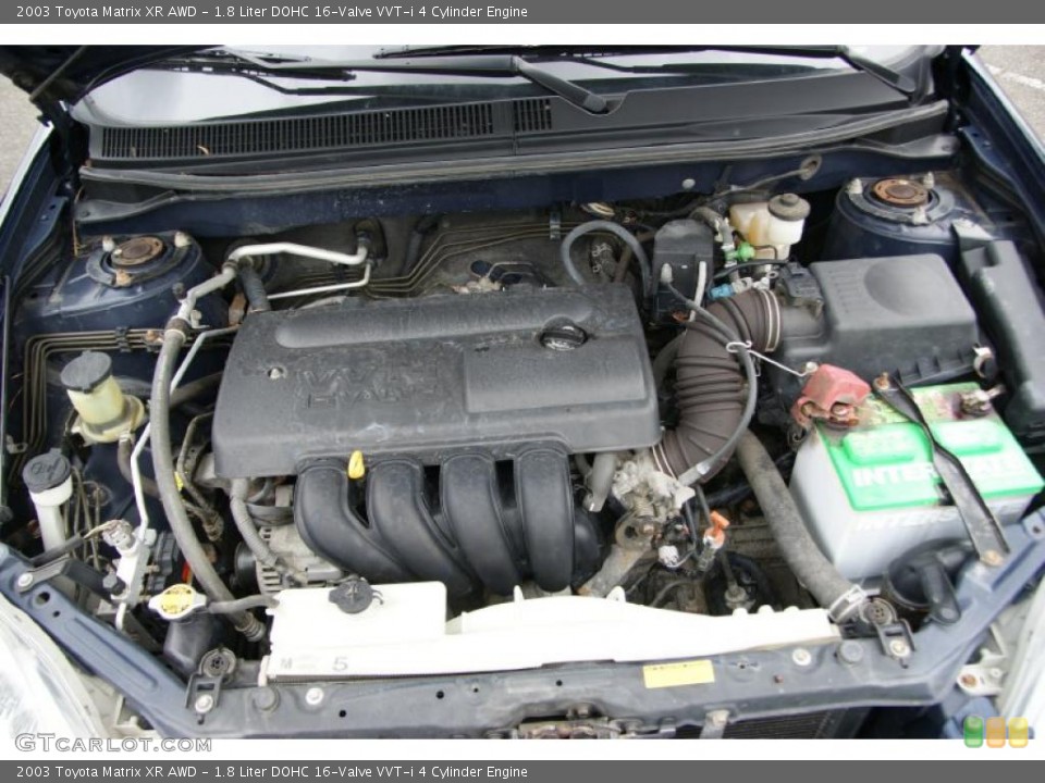 1.8 Liter DOHC 16-Valve VVT-i 4 Cylinder Engine for the 2003 Toyota Matrix #38154036