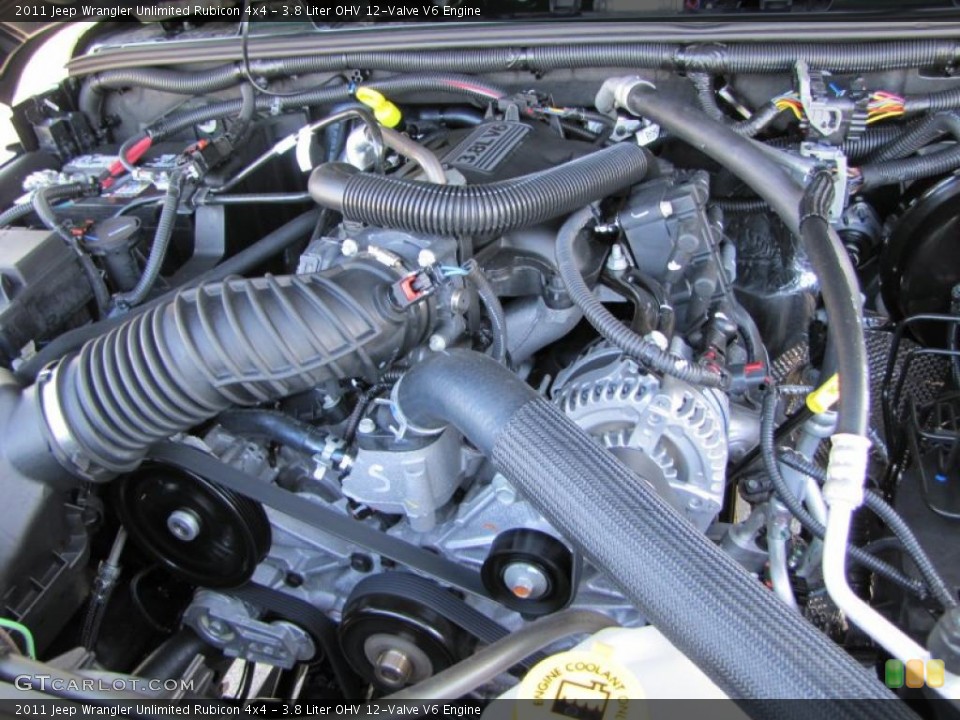 3.8 Liter OHV 12-Valve V6 Engine for the 2011 Jeep Wrangler Unlimited #38162757