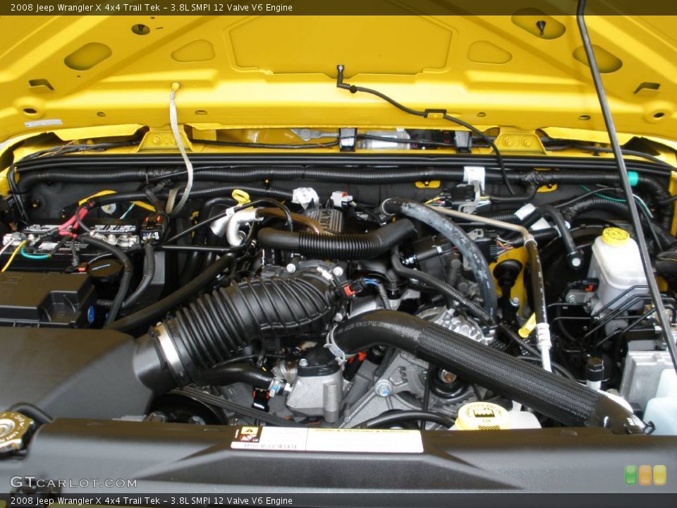 3.8L SMPI 12 Valve V6 Engine for the 2008 Jeep Wrangler #381685