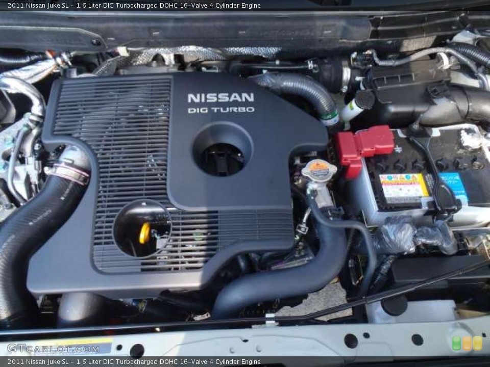 1.6 Liter DIG Turbocharged DOHC 16-Valve 4 Cylinder Engine for the 2011 Nissan Juke #38170612