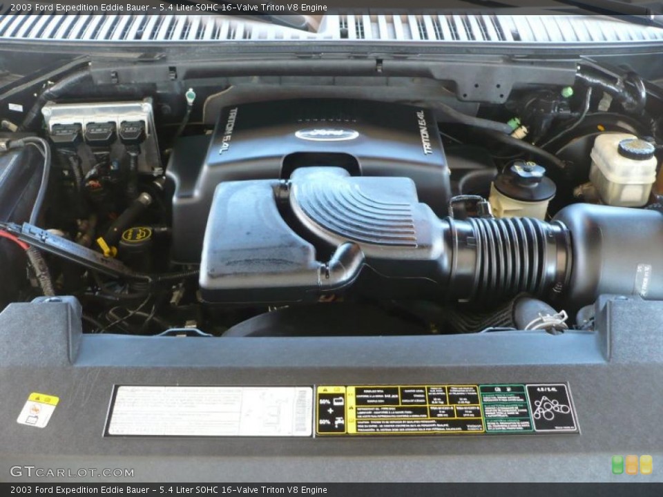 5.4 Liter SOHC 16-Valve Triton V8 Engine for the 2003 Ford Expedition #38172048