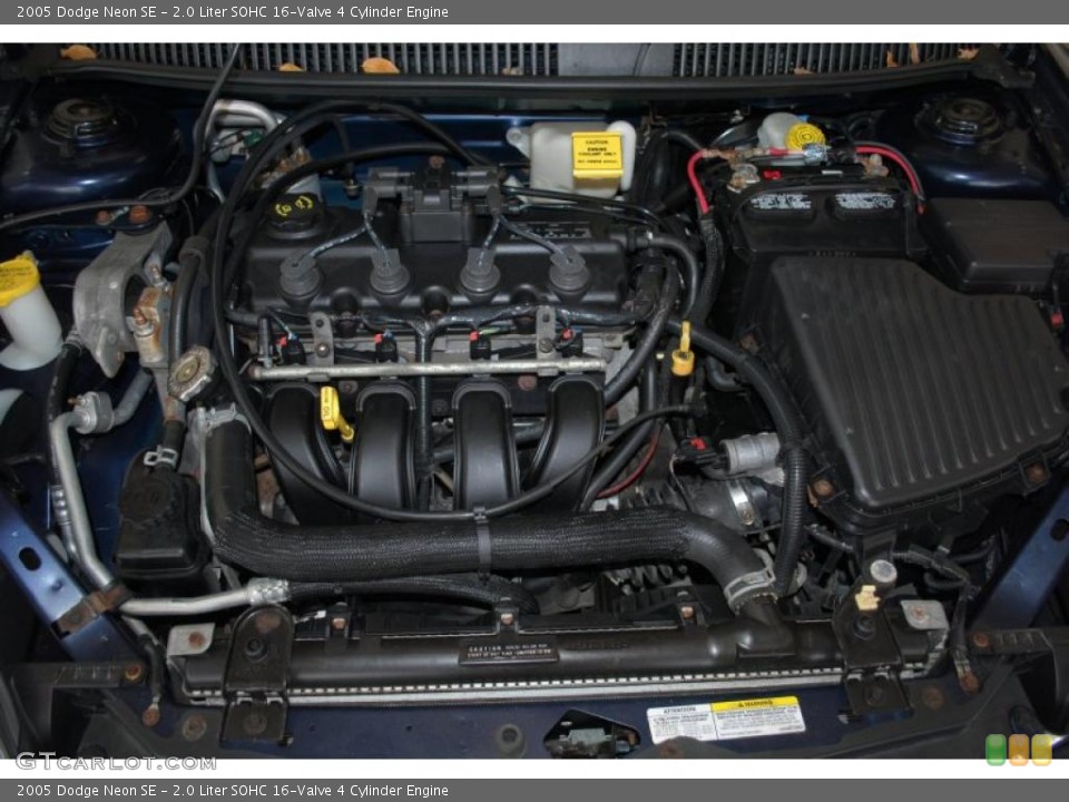 2.0 Liter SOHC 16-Valve 4 Cylinder 2005 Dodge Neon Engine
