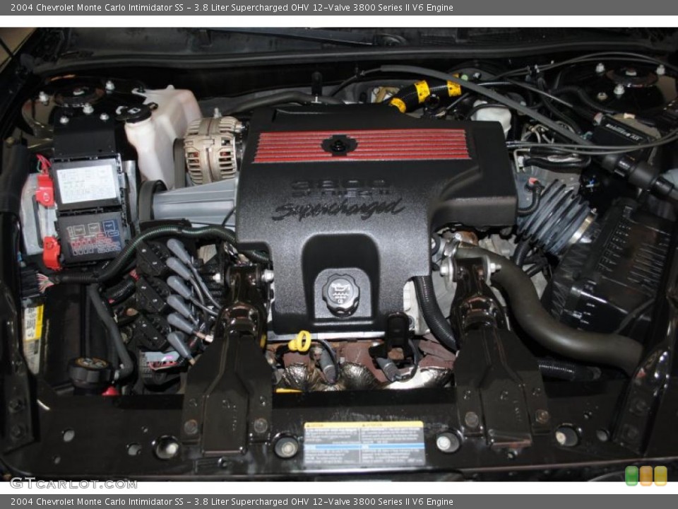 3.8 Liter Supercharged OHV 12-Valve 3800 Series II V6 Engine for the 2004 Chevrolet Monte Carlo #38177528