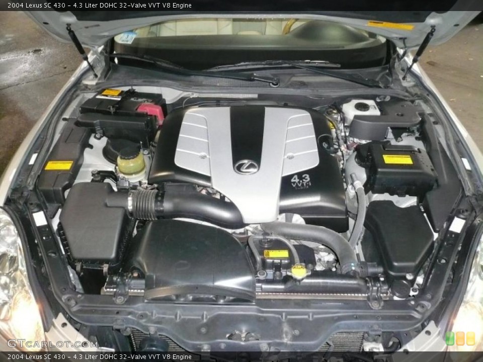 4.3 Liter DOHC 32-Valve VVT V8 Engine for the 2004 Lexus SC #38180084