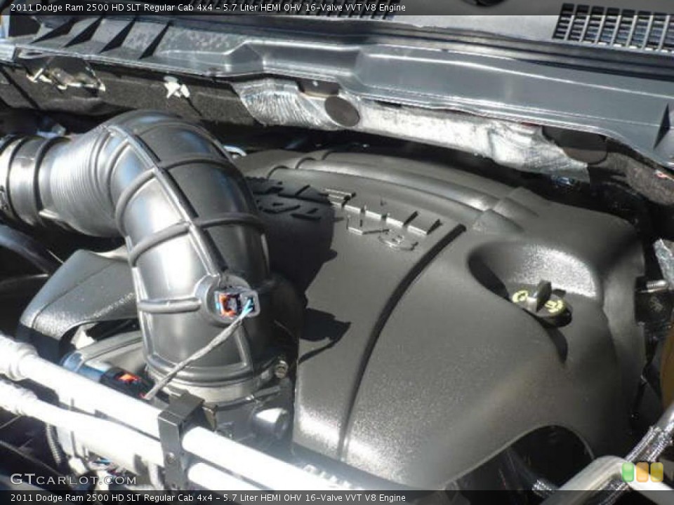 5.7 Liter HEMI OHV 16-Valve VVT V8 Engine for the 2011 Dodge Ram 2500 HD #38180272