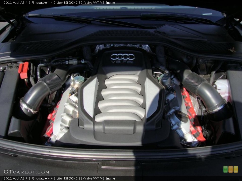 4.2 Liter FSI DOHC 32-Valve VVT V8 Engine for the 2011 Audi A8 #38182602