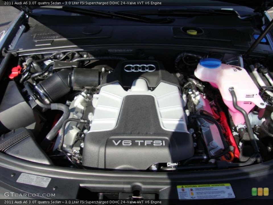 3.0 Liter FSI Supercharged DOHC 24-Valve VVT V6 Engine for the 2011 Audi A6 #38183720