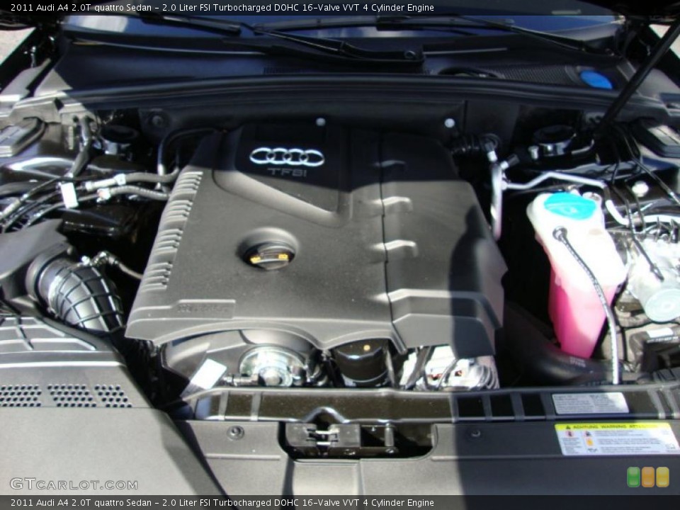2.0 Liter FSI Turbocharged DOHC 16-Valve VVT 4 Cylinder Engine for the 2011 Audi A4 #38185564
