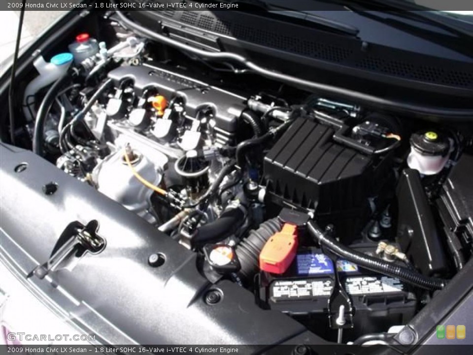1.8 Liter SOHC 16-Valve i-VTEC 4 Cylinder Engine for the 2009 Honda Civic #38185956