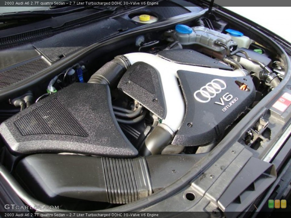 2.7 Liter Turbocharged DOHC 30-Valve V6 Engine for the 2003 Audi A6 #38188212