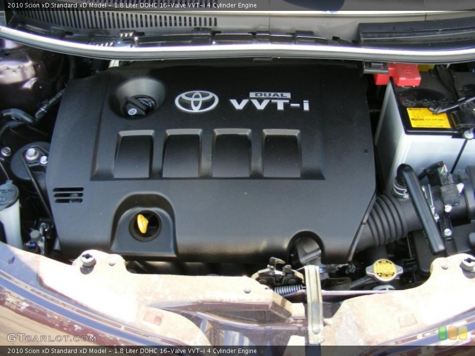 1.8 Liter DOHC 16-Valve VVT-i 4 Cylinder Engine for the 2010 Scion xD #38194832