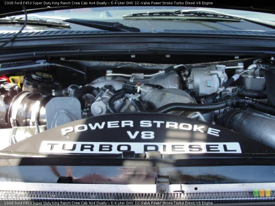 6.4 Liter OHV 32-Valve Power Stroke Turbo Diesel V8 Engine for the 2008 Ford F450 Super Duty #38200832