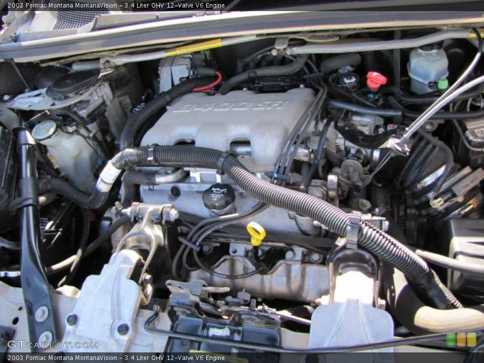 3.4 Liter OHV 12-Valve V6 Engine for the 2003 Pontiac Montana #38202584