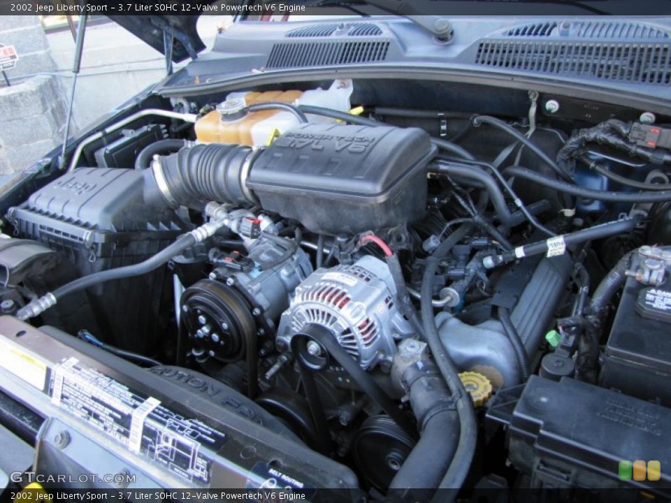 3.7 Liter SOHC 12-Valve Powertech V6 Engine for the 2002 Jeep Liberty #38203904