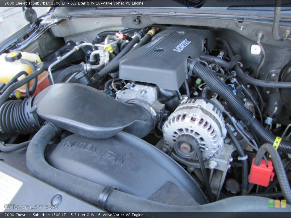 5.3 Liter OHV 16-Valve Vortec V8 Engine for the 2000 Chevrolet Suburban #38204192