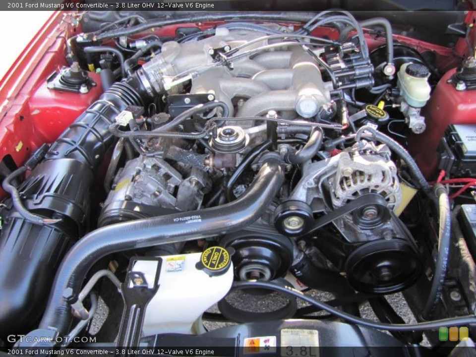 3.8 Liter OHV 12-Valve V6 Engine for the 2001 Ford Mustang #38204660