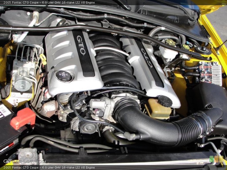 6.0 Liter OHV 16-Valve LS2 V8 Engine for the 2005 Pontiac GTO #38205112