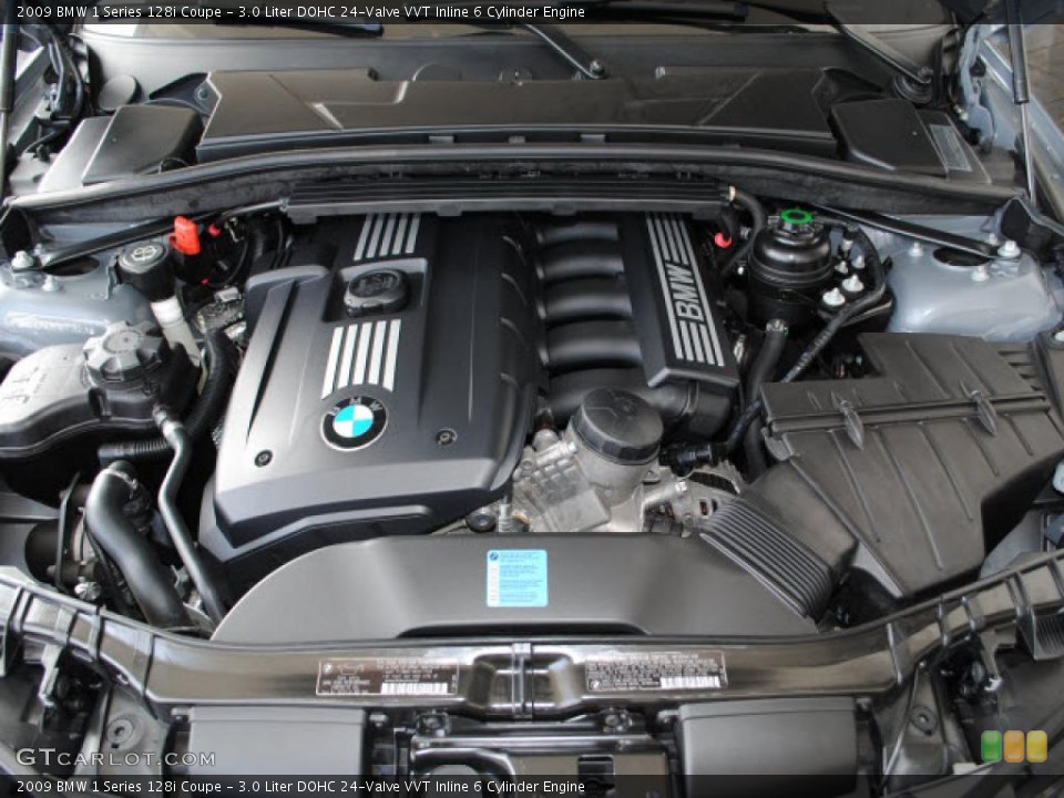 3.0 Liter DOHC 24-Valve VVT Inline 6 Cylinder Engine for the 2009 BMW 1 Series #38206736