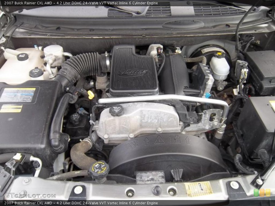 4.2 Liter DOHC 24-Valve VVT Vortec Inline 6 Cylinder Engine for the 2007 Buick Rainier #38208844