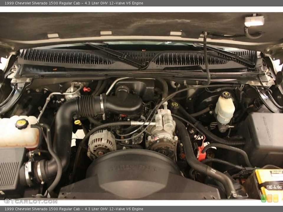4.3 Liter OHV 12-Valve V6 Engine for the 1999 Chevrolet Silverado 1500 #38217560
