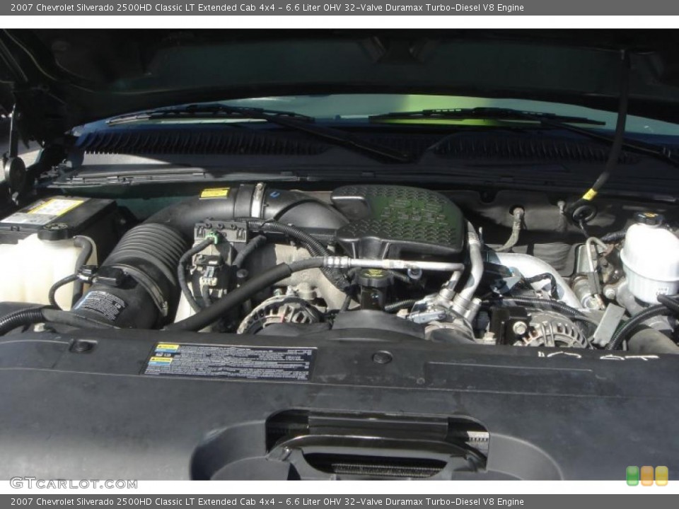 6.6 Liter OHV 32-Valve Duramax Turbo-Diesel V8 Engine for the 2007 Chevrolet Silverado 2500HD #38220116