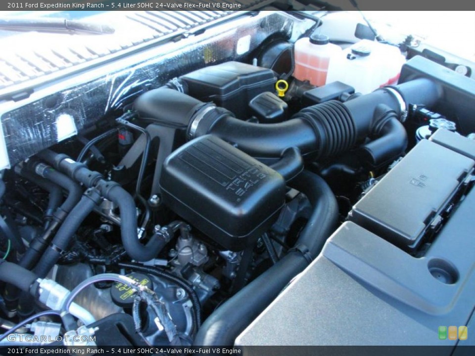 5.4 Liter SOHC 24-Valve Flex-Fuel V8 Engine for the 2011 Ford Expedition #38223269