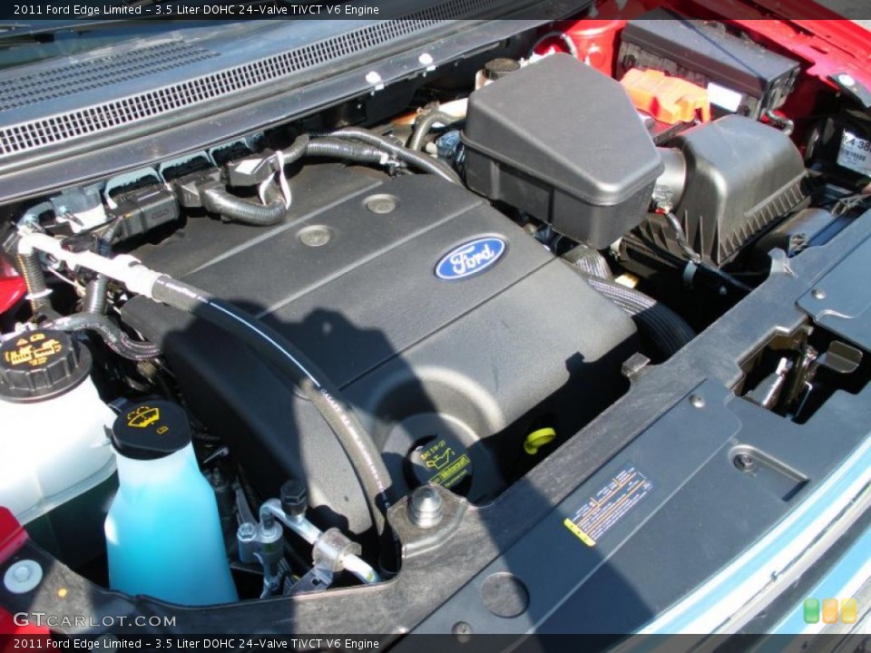 3.5 Liter DOHC 24-Valve TiVCT V6 Engine for the 2011 Ford Edge #38225817